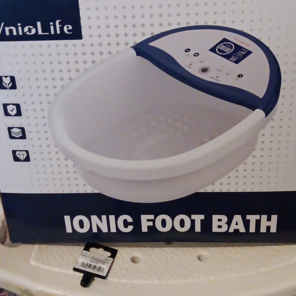 Ionic Foot Bath - White and Blue